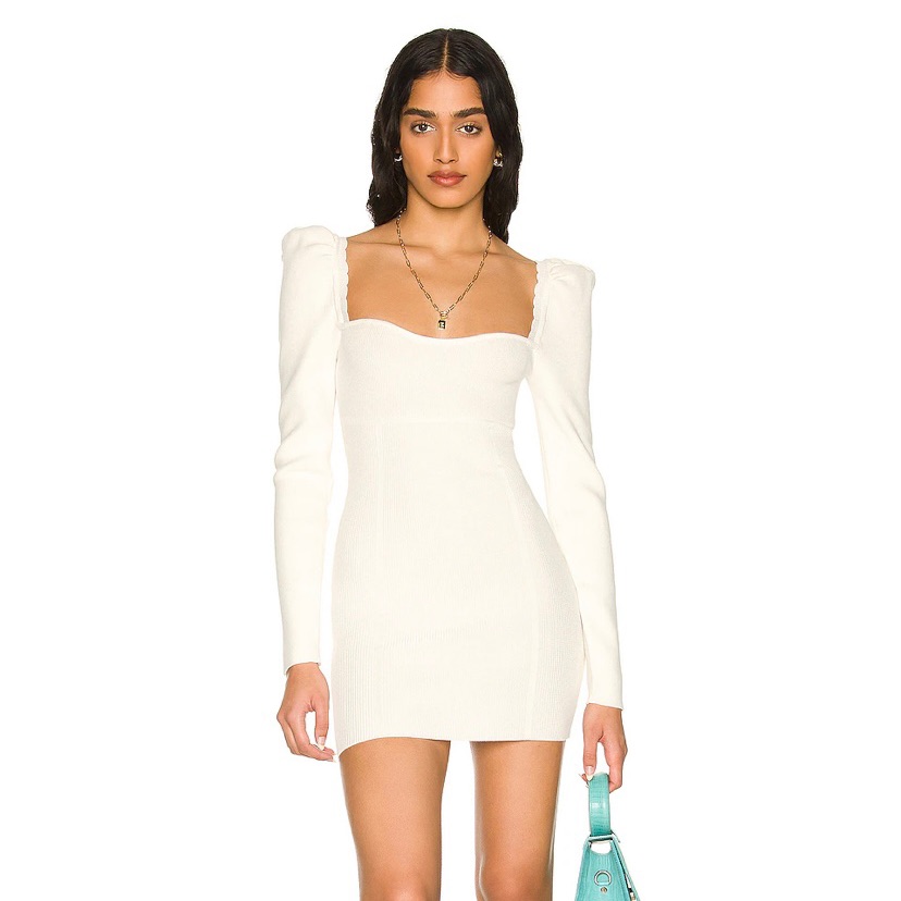 Elmore Mini Dress In White